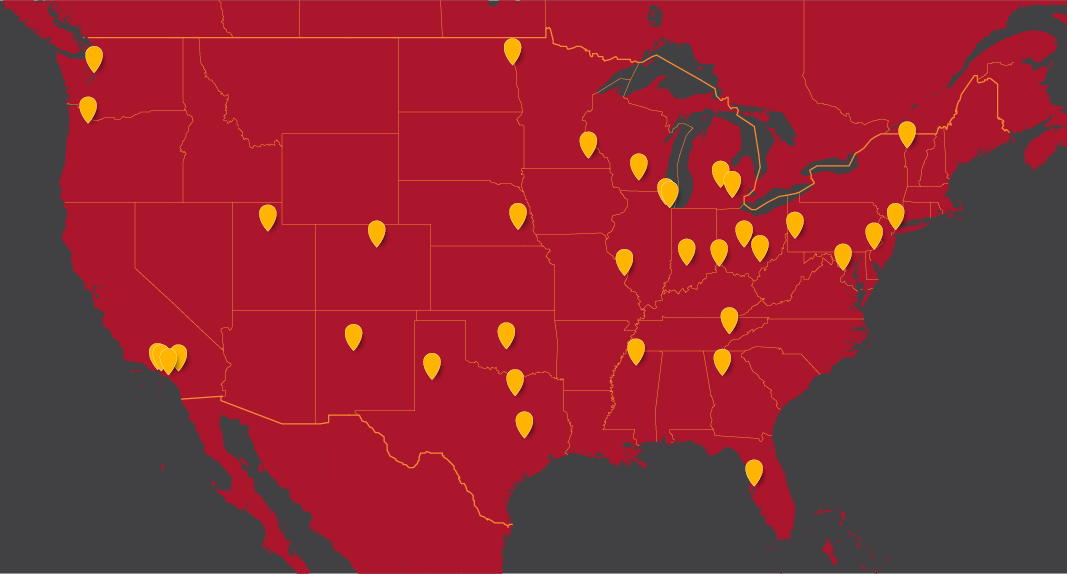 US Medical School Map