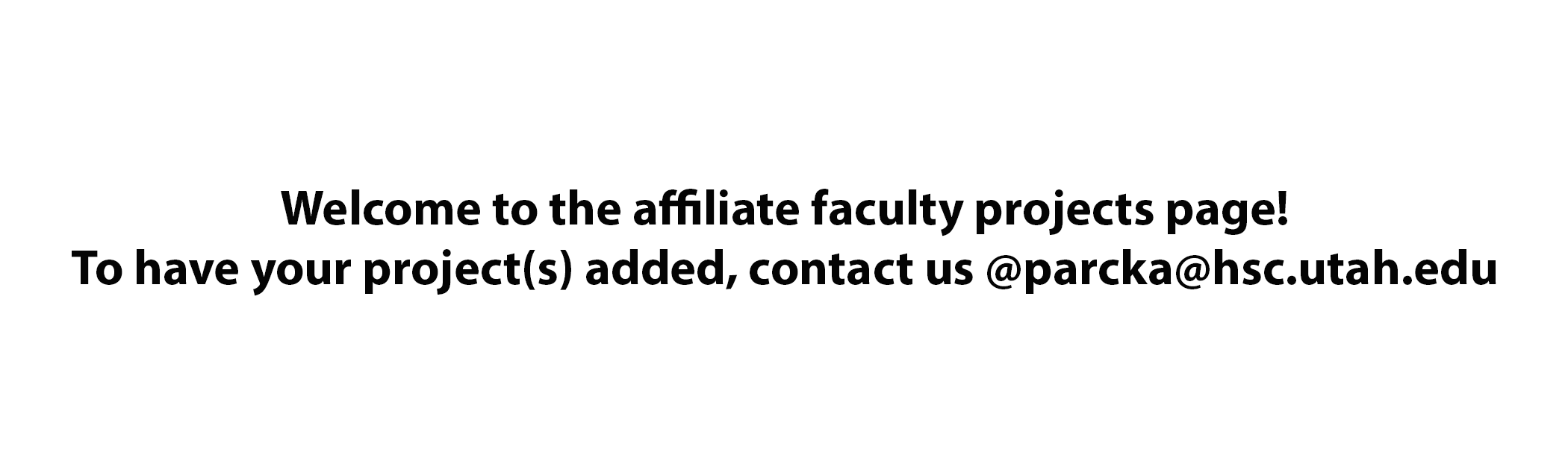 affiliate faculty